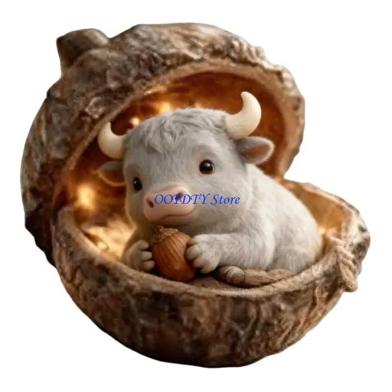 Highland Cow Christmas Ornaments
