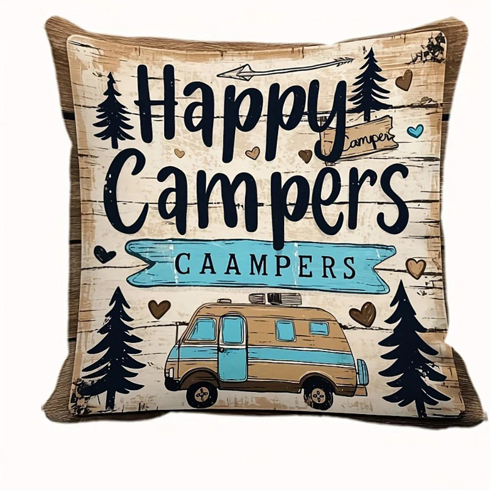 Camping & RV Decorative Pillow Covers