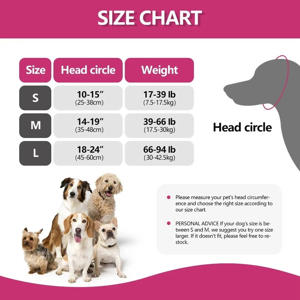 Calming Noise-Reducing Dog Head Cover