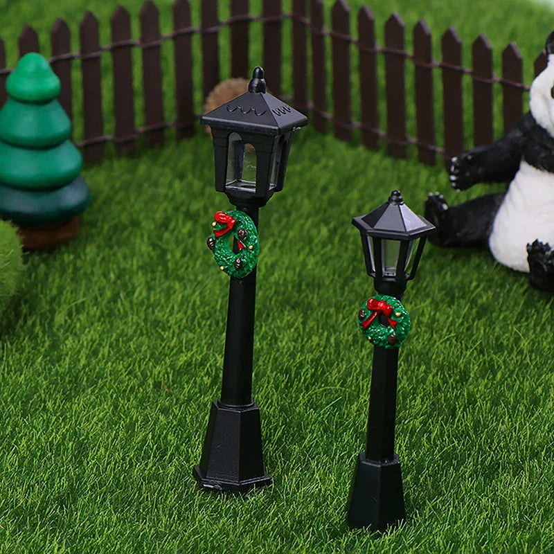Mini Christmas Village Street Lamps