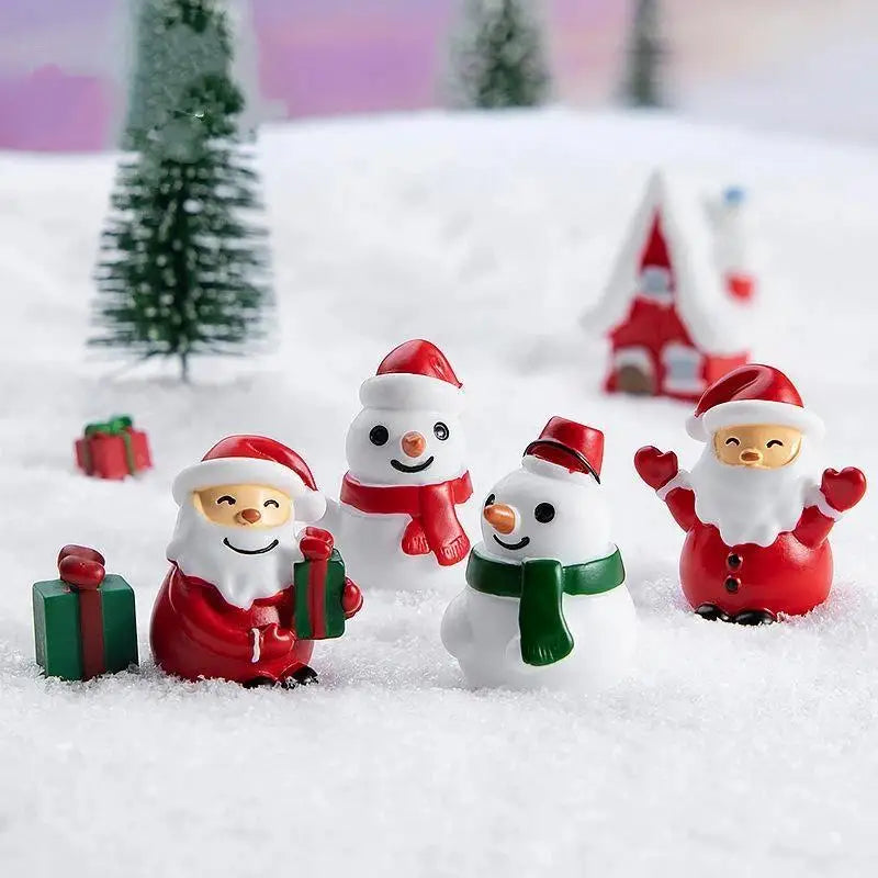 Mini Christmas Village Figurines