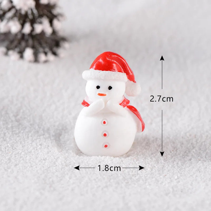 Mini Christmas Figurine Ornaments