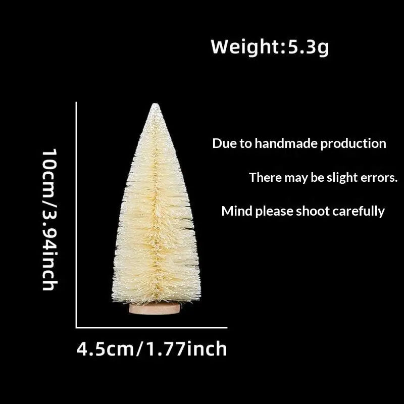 Mini Snow-Frosted Christmas Trees