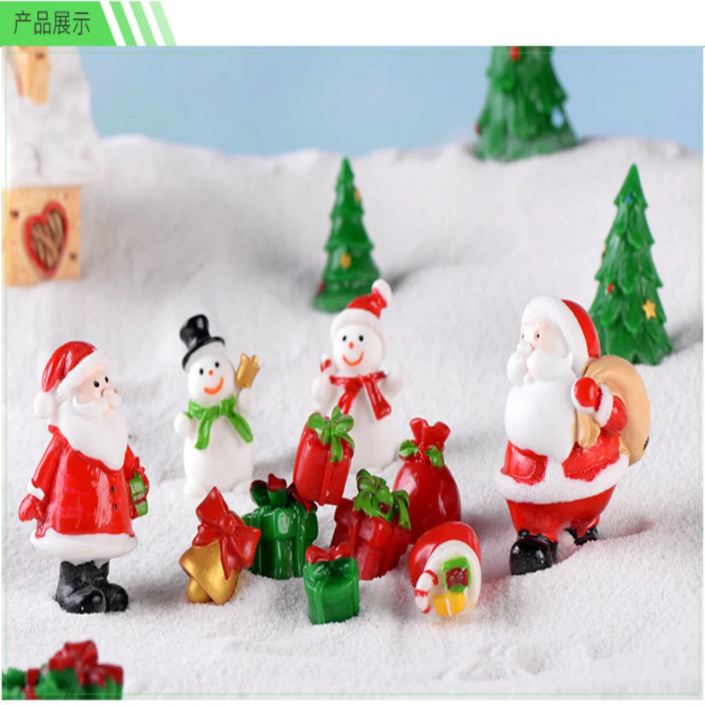 Mini Christmas Figurine Ornaments