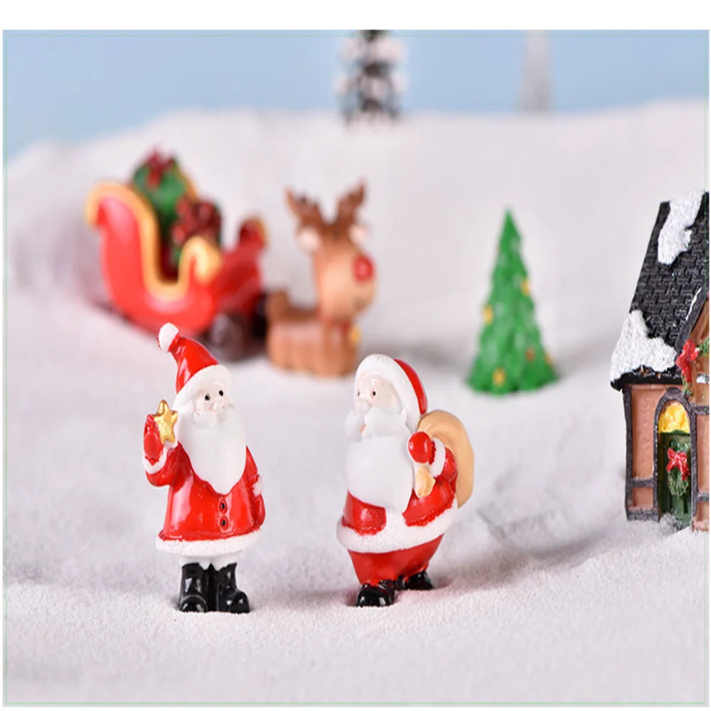 Mini Christmas Figurine Ornaments