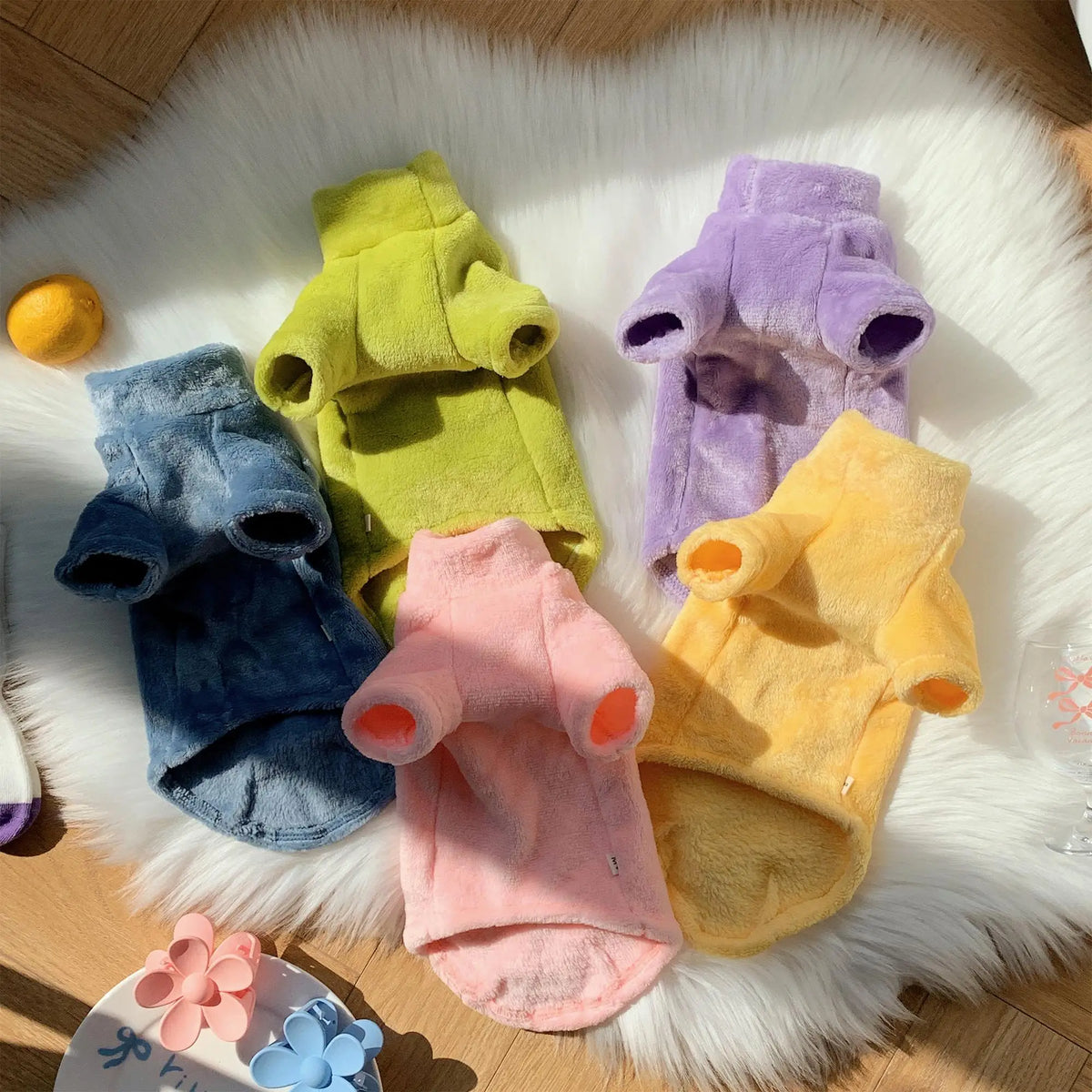 Warm Fleece Sweater for Hairless Cats