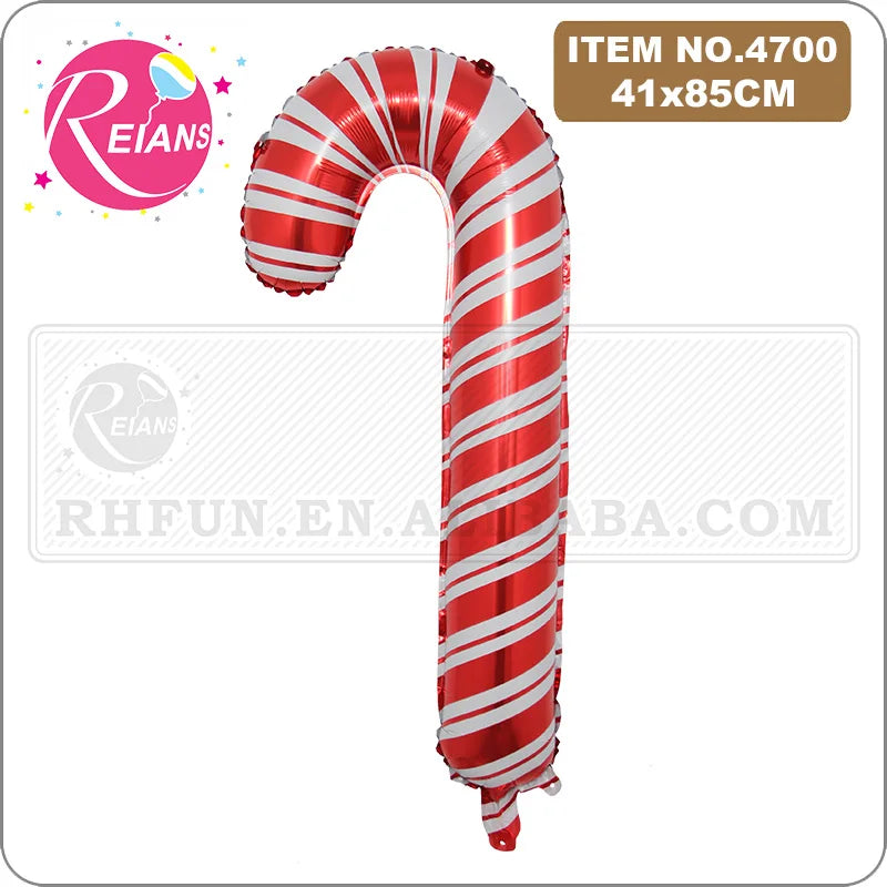 Giant Christmas Candy Cane Balloons