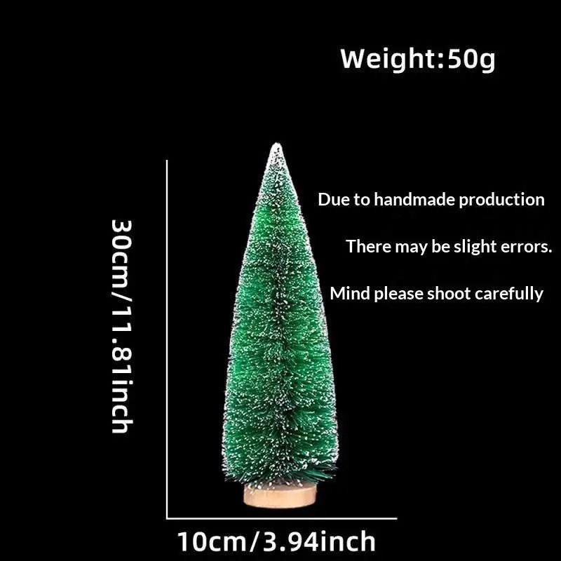 Mini Snow-Frosted Christmas Trees
